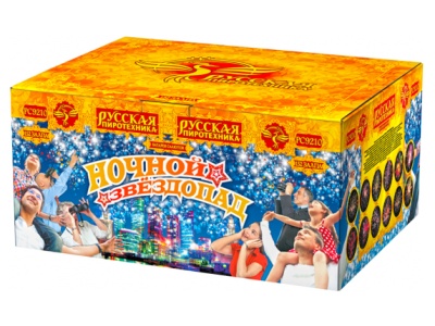 Ночной звездопад Комбинированный Фейерверк купить в Льгове | lgov.salutsklad.ru